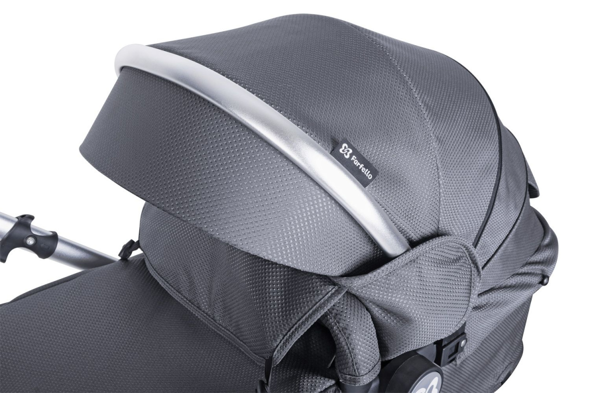 Коляска трансформер Farfello Diamond All-season (Электрический Серый)