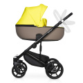 Коляска 3 в 1 Riko Basic Ozon Ecco 26 лимонный-бежевый