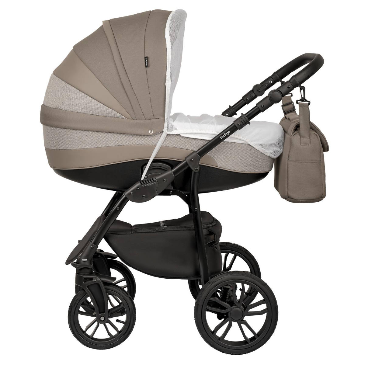 Коляска 2 в 1 Indigo, In 05 (Коричневый)