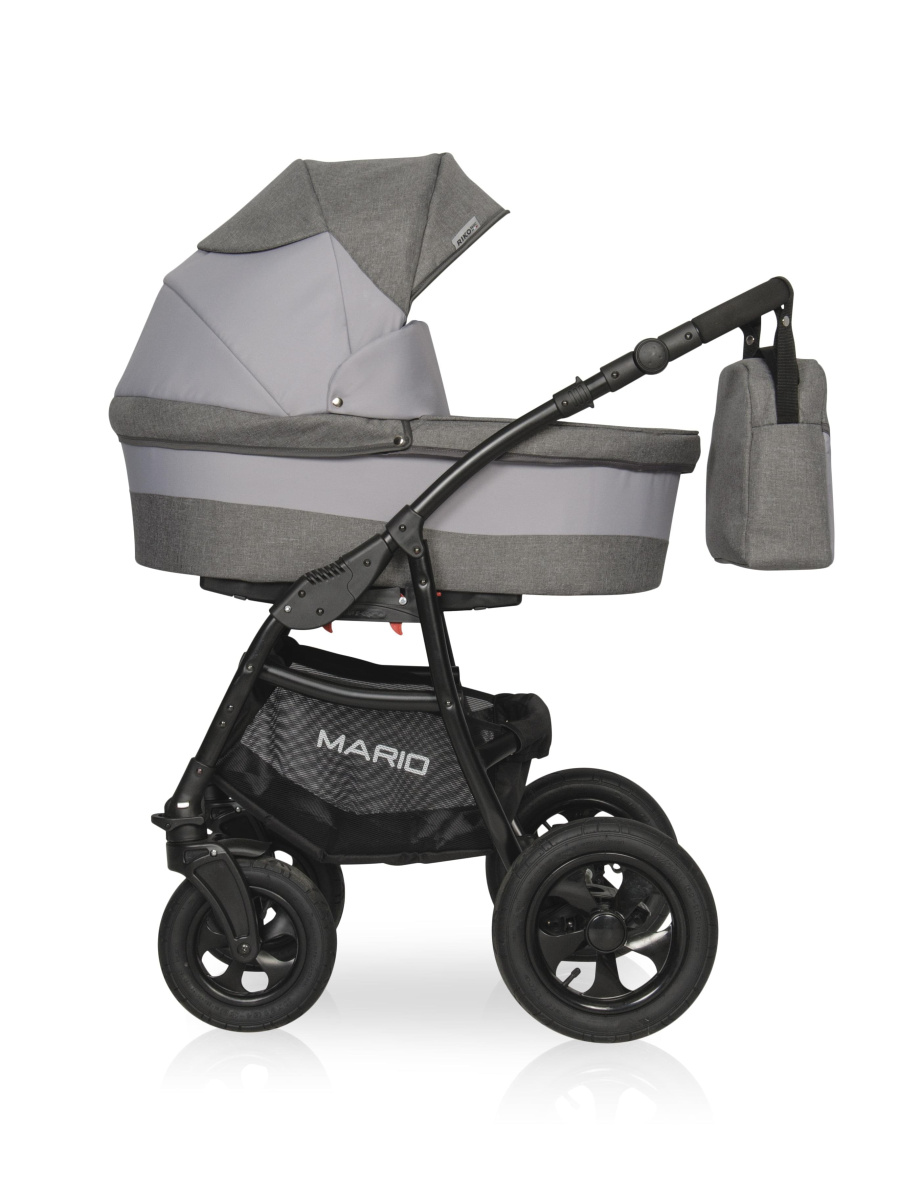 Коляска 2 в 1 Riko Basic Mario 10 серый