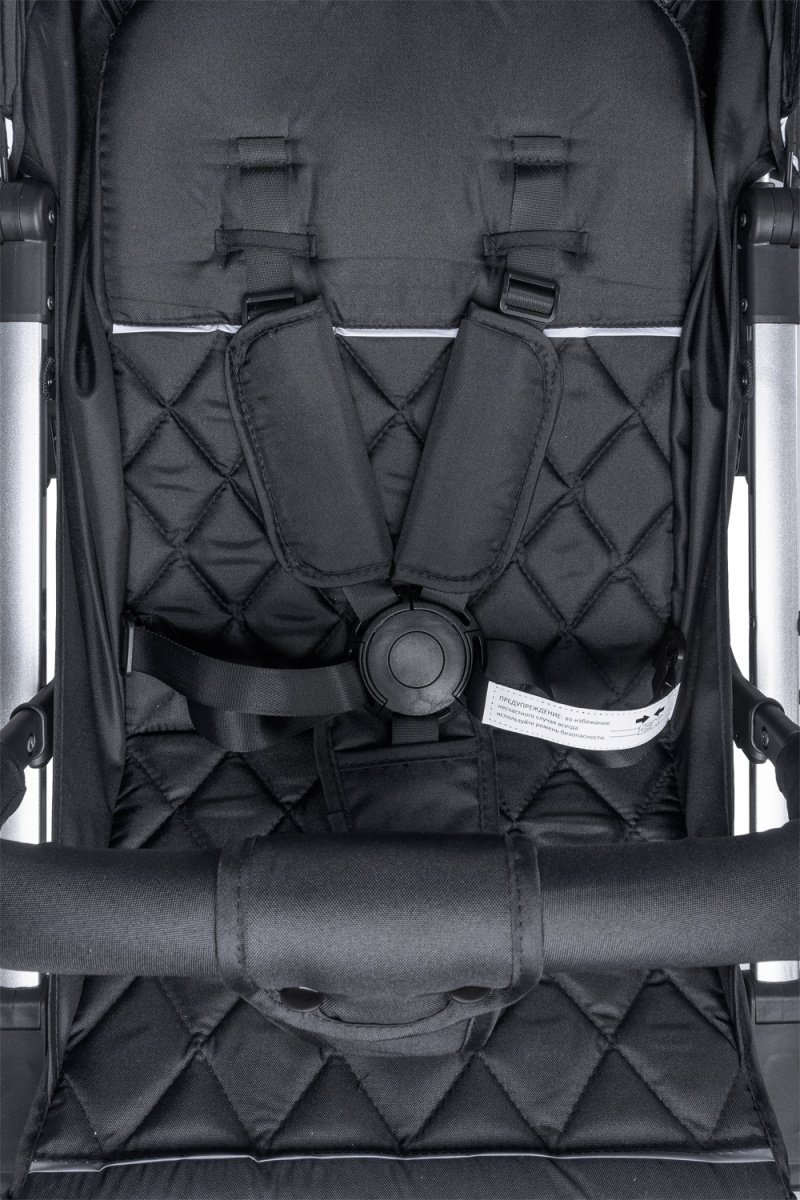 Коляска детская прогулочная Farfello Comfy Go (Black Черный (серебро) CG-35)