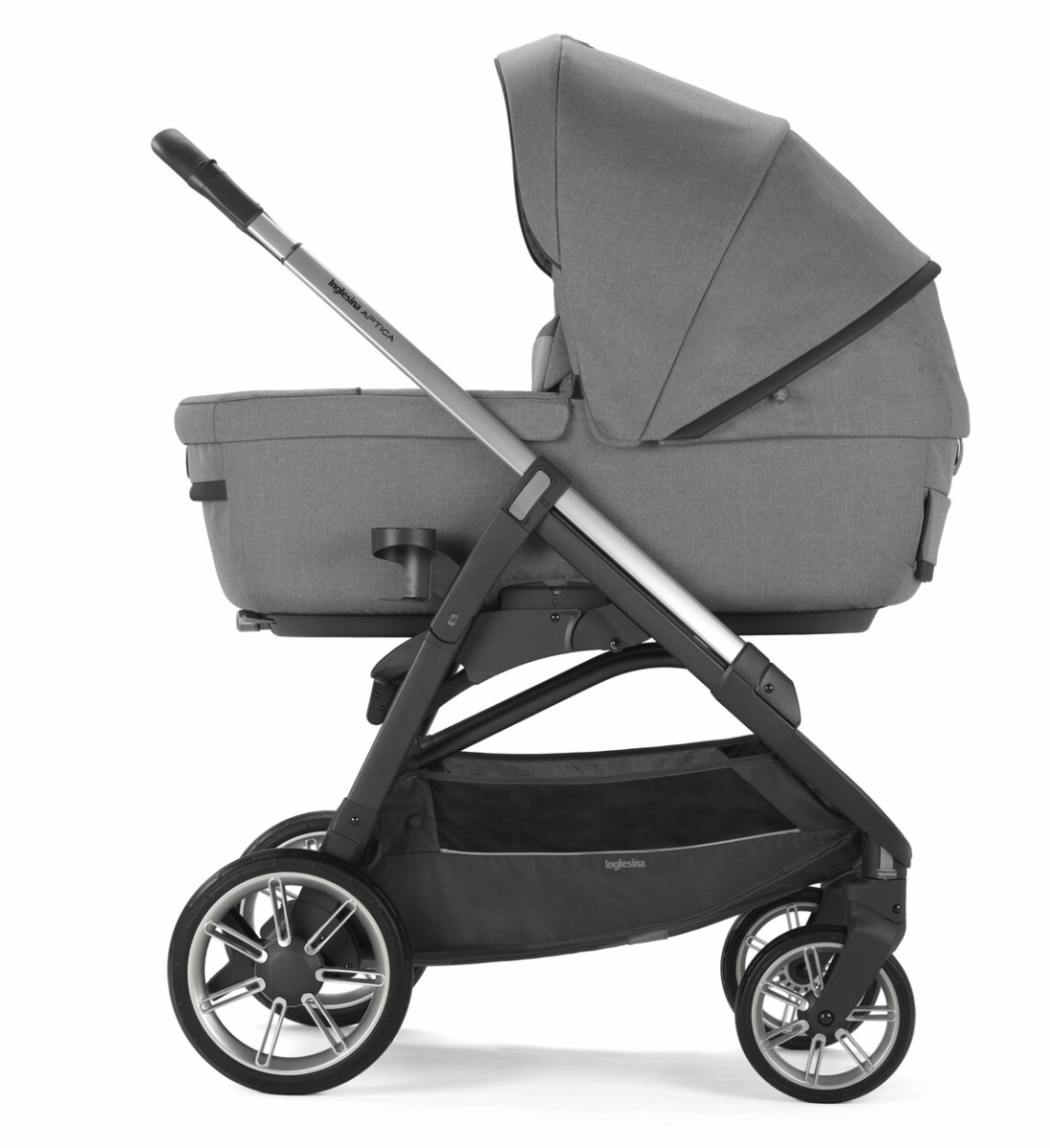 Коляска 3 в 1 Inglesina Aptica с подставкой под люльку Stand Up, Kensington Grey