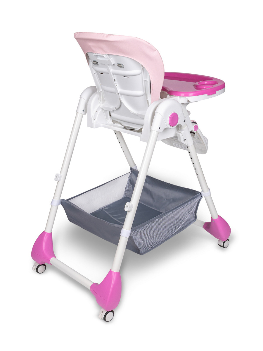 Стульчик для кормления Sevillababy Zoo Pink, розовый, зайчик