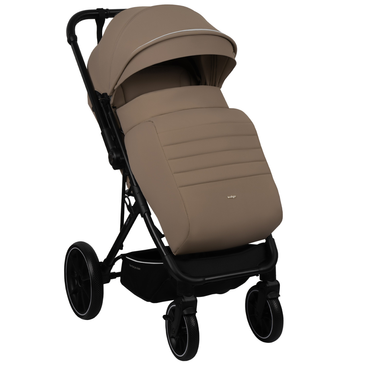 Коляска прогулочная Indigo Delta+ бежевый