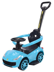 Детская каталка Sevillababy GT Sport 3 в 1 с ручкой BC608P blue/голубой