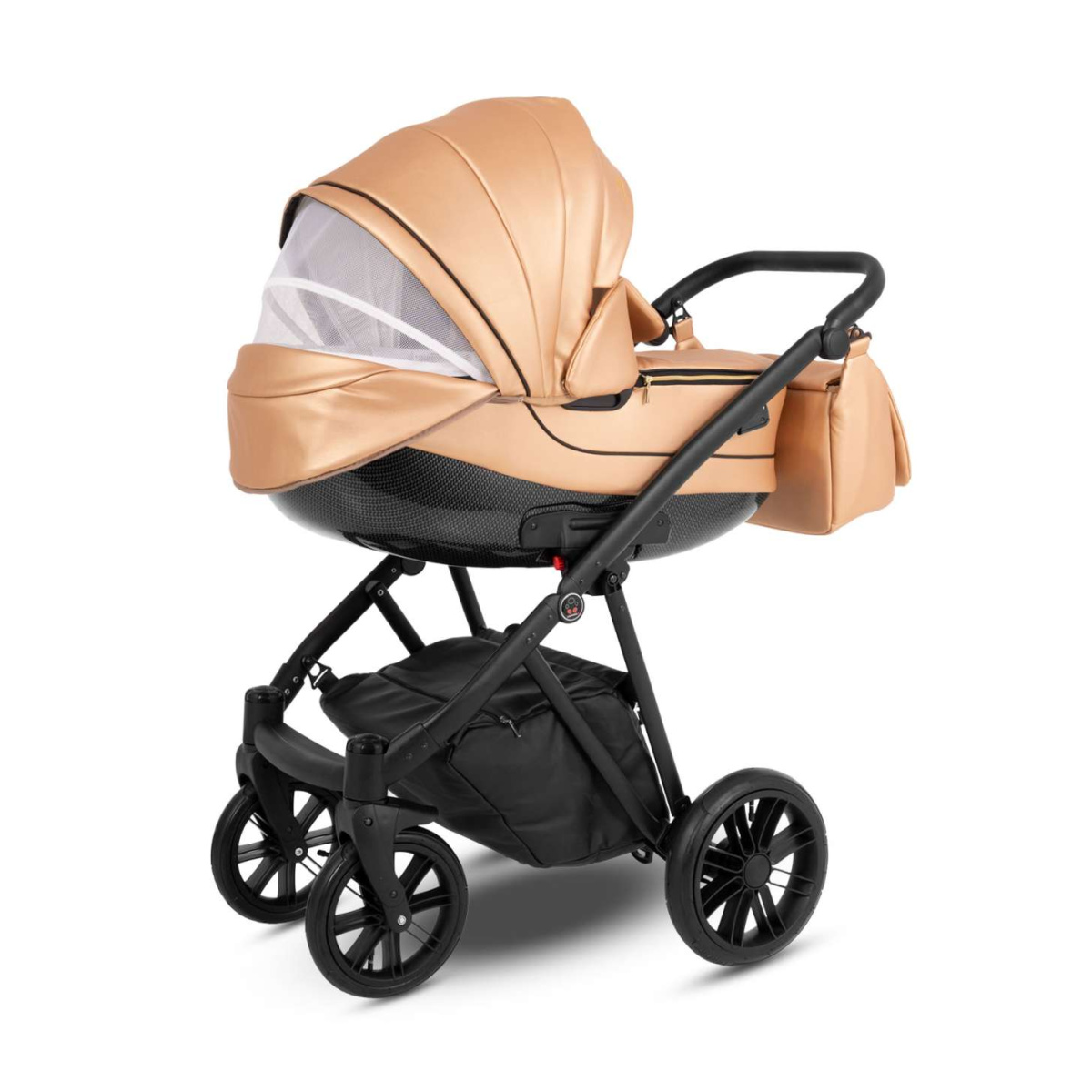 Коляска Camarelo Zeo 3 в 1 экокожа бронза