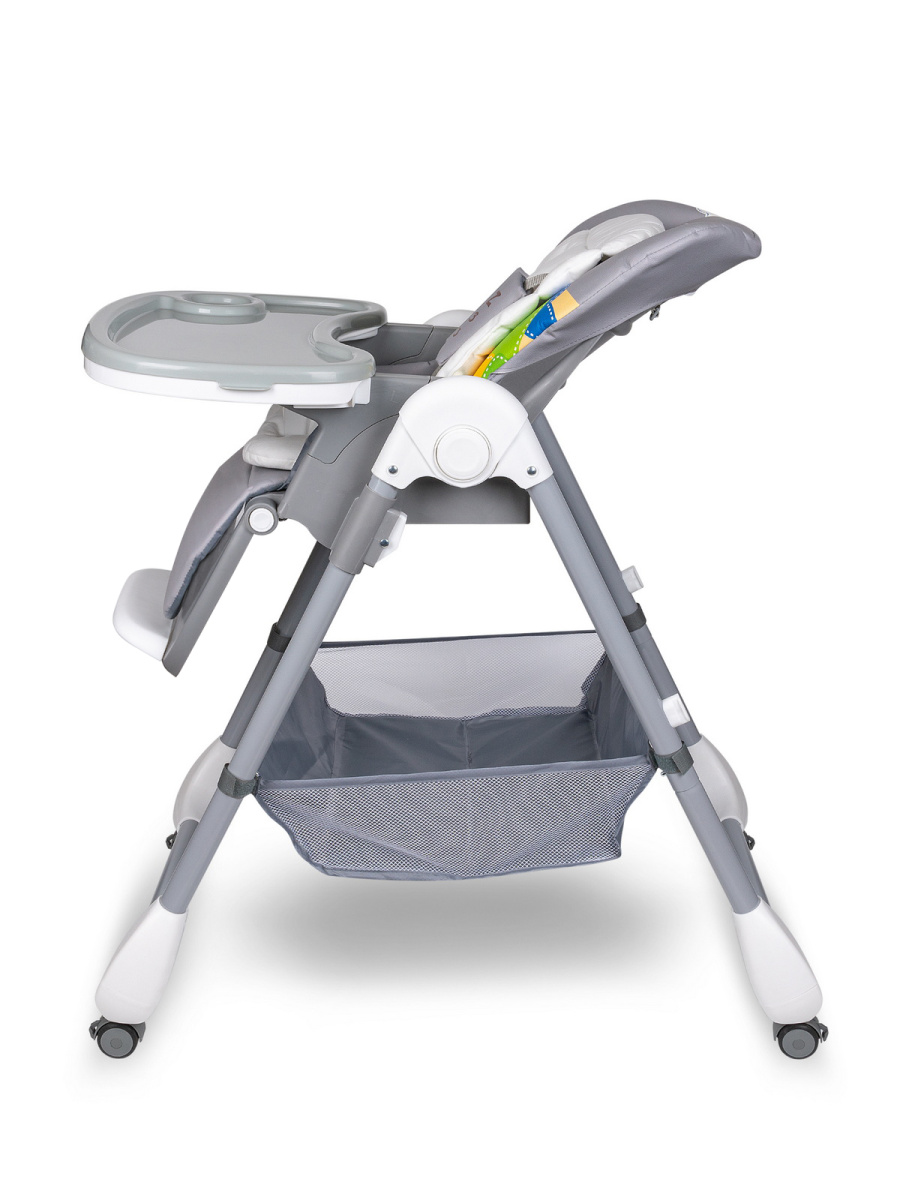 Стульчик для кормления Sevillababy Zoo Brown, Dk.Grey, т.серый, динозаврик