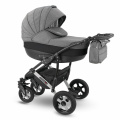 Коляска 2 в 1 Camarelo Sevilla, Темно-серый меланж