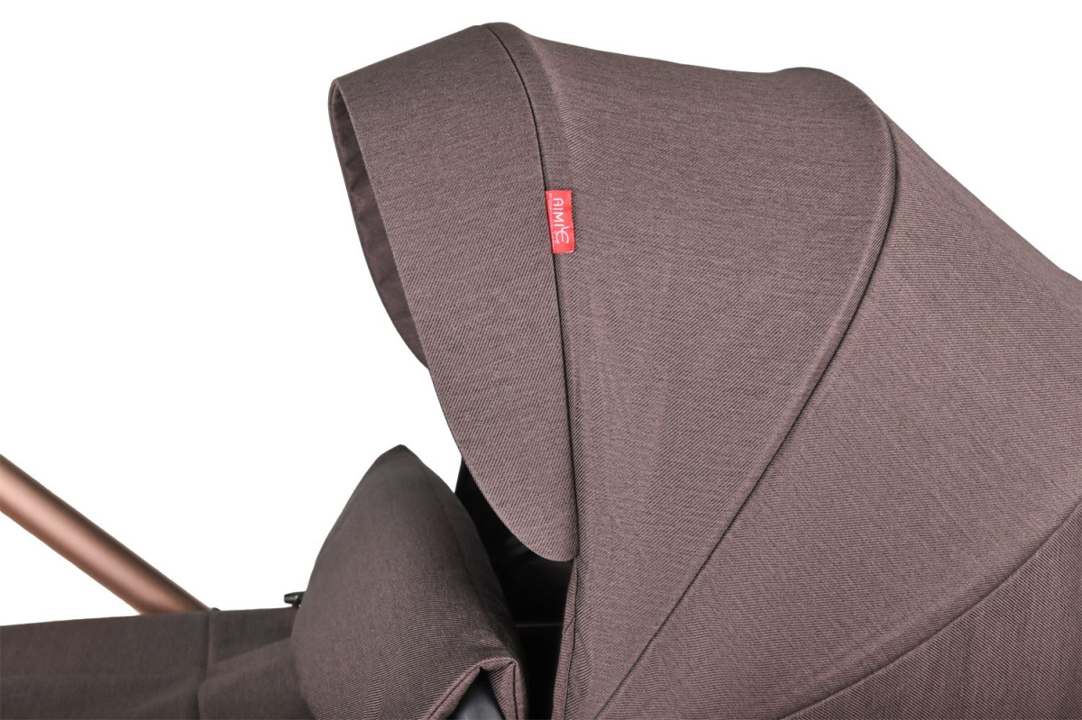 Коляска трансформер Farfello Aimile Original New Gold (Шоколадный NDG-3)