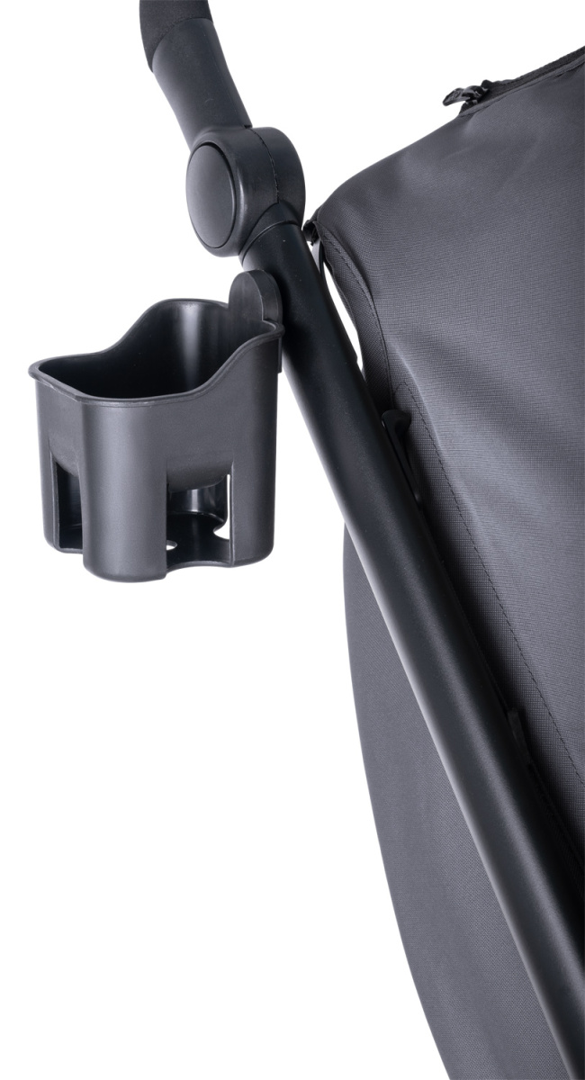 Коляска детская прогулочная Farfello Bonnie black (Smoke Grey/Дымчато-серый)