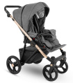 Коляска 2 в 1 Camarelo Belagio, BG-02 (Серый Жаккард)