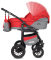 Коляска 3 в 1 Rant Siena 05 серый-красный