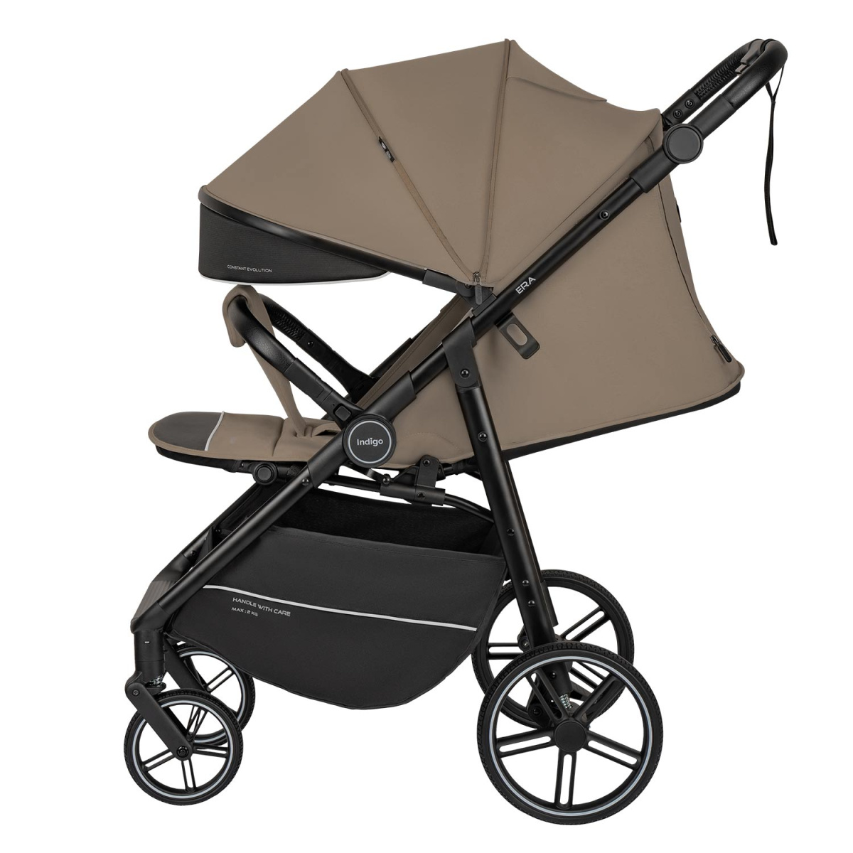 Коляска прогулочная Indigo ERA бежевый