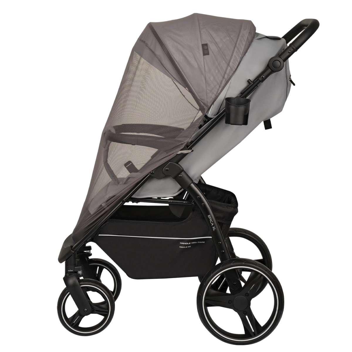 Коляска прогулочная Indigo EPICA XL светло-серый