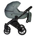 Коляска 2 в 1 Indigo Mio S, 07 (Шалфей кожа + Шалфей)