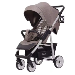 Коляска прогулочная Rant Vega Trends Lines brown (2021). Цвет: Коричневый