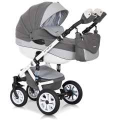 Коляска 2 в 1 Riko Bruno Ecco 17 серый