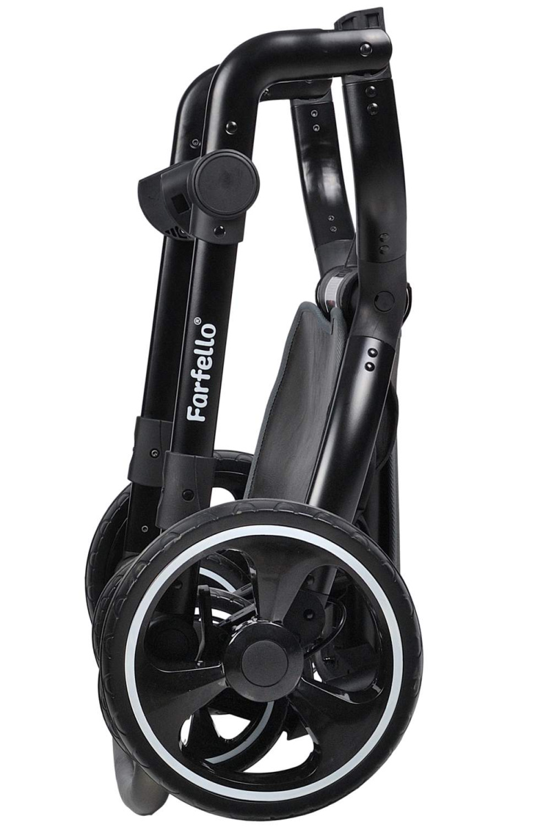 Коляска 2в1 Farfello Hot mama (Вечнозеленый)