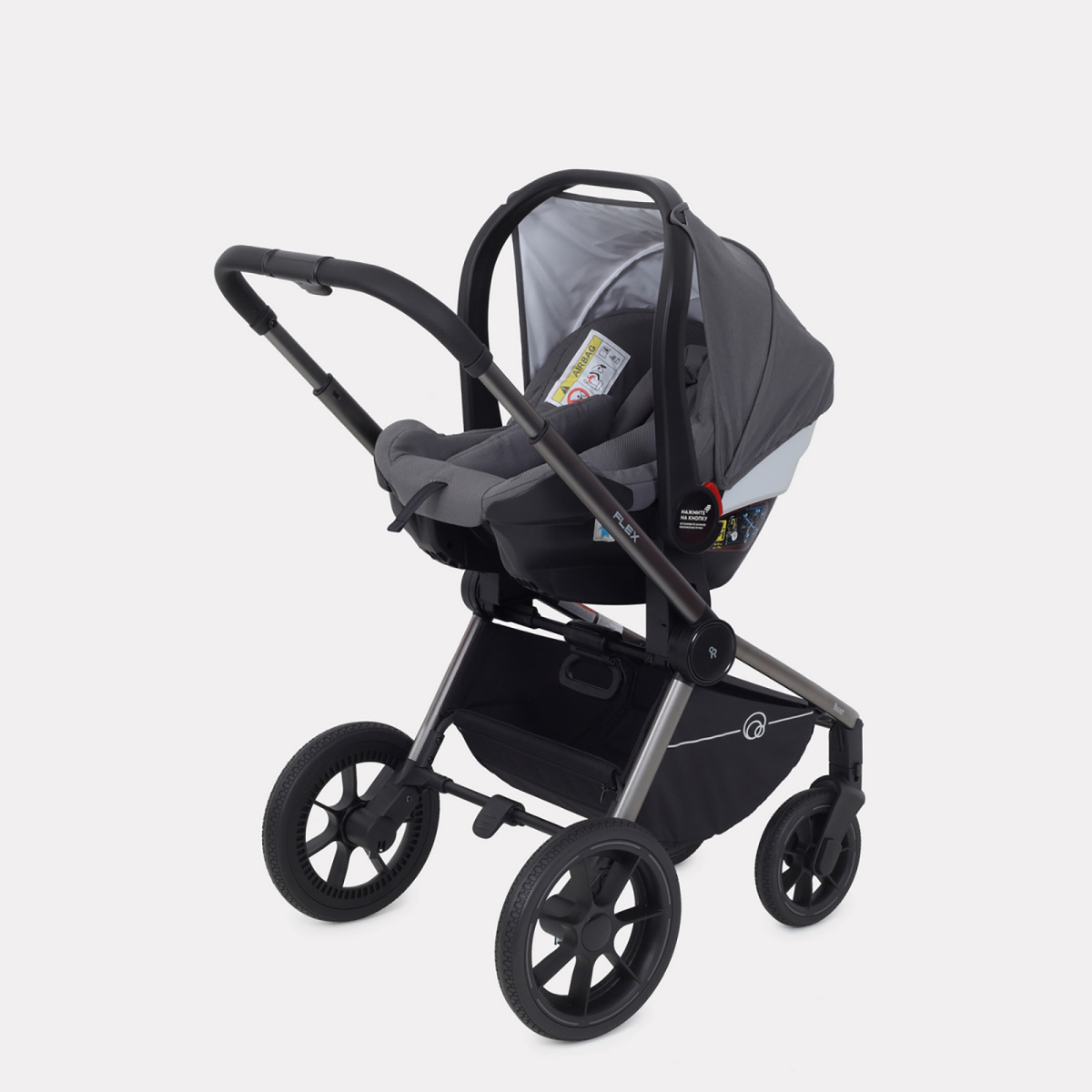 Коляска 3 в 1 RANT FLEX PRO 2023 RA075 GREY