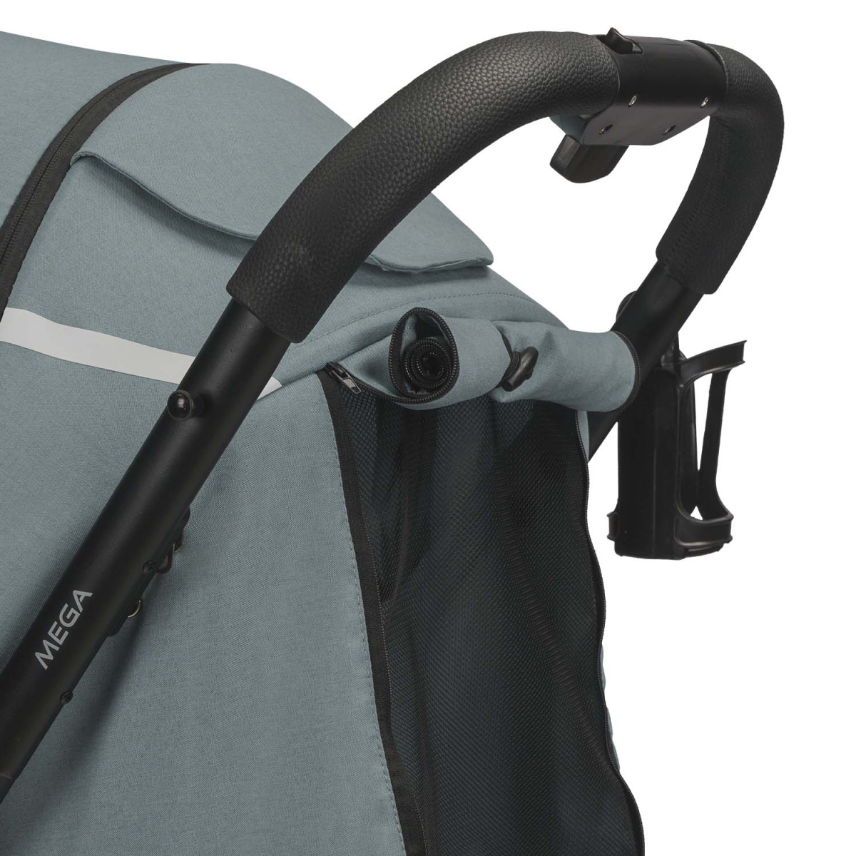 Коляска прогулочная Indigo MEGA голубой