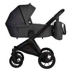 Коляска 2в1 Indigo SOLIO So 05 (т.серый)