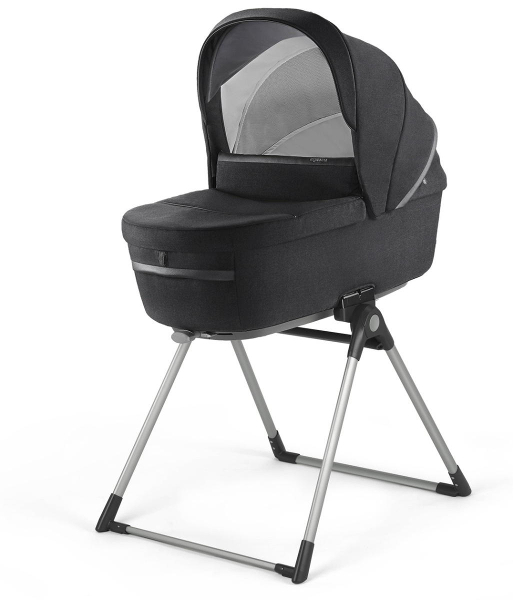 Коляска 3 в 1 Inglesina Aptica  с подставкой под люльку Stand Up, Mystic Black