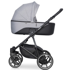 Коляска 3 в 1 Riko Side 01 Grey Fox серый