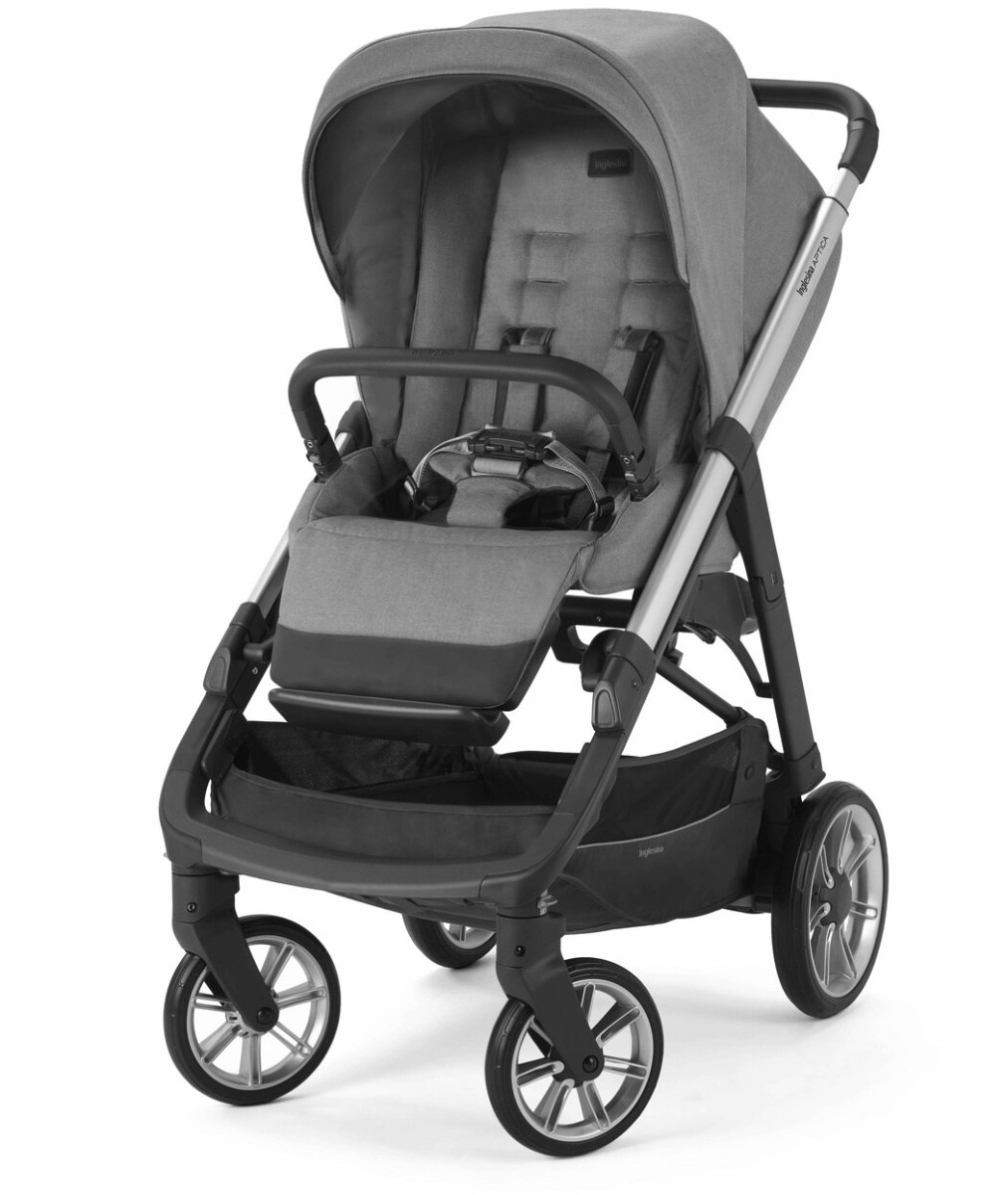 Коляска 3 в 1 Inglesina Aptica с подставкой под люльку Stand Up, Kensington Grey