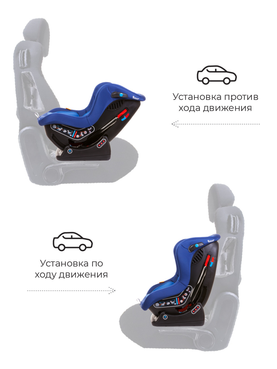Автокресло Rant Pilot группа 0-1 (0-18 кг), цвет: синий