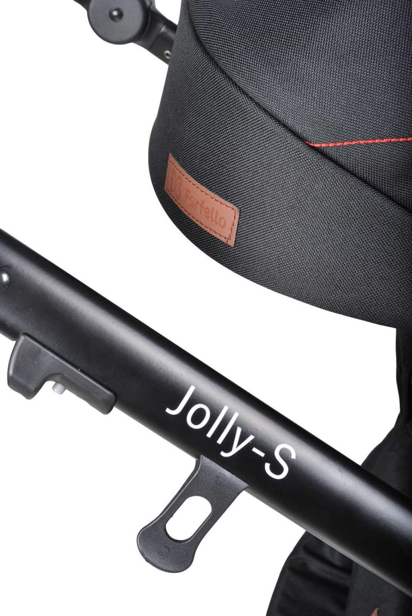 Коляска модульная 2 в 1 Farfello Jolly-S (J-77 чёрная)