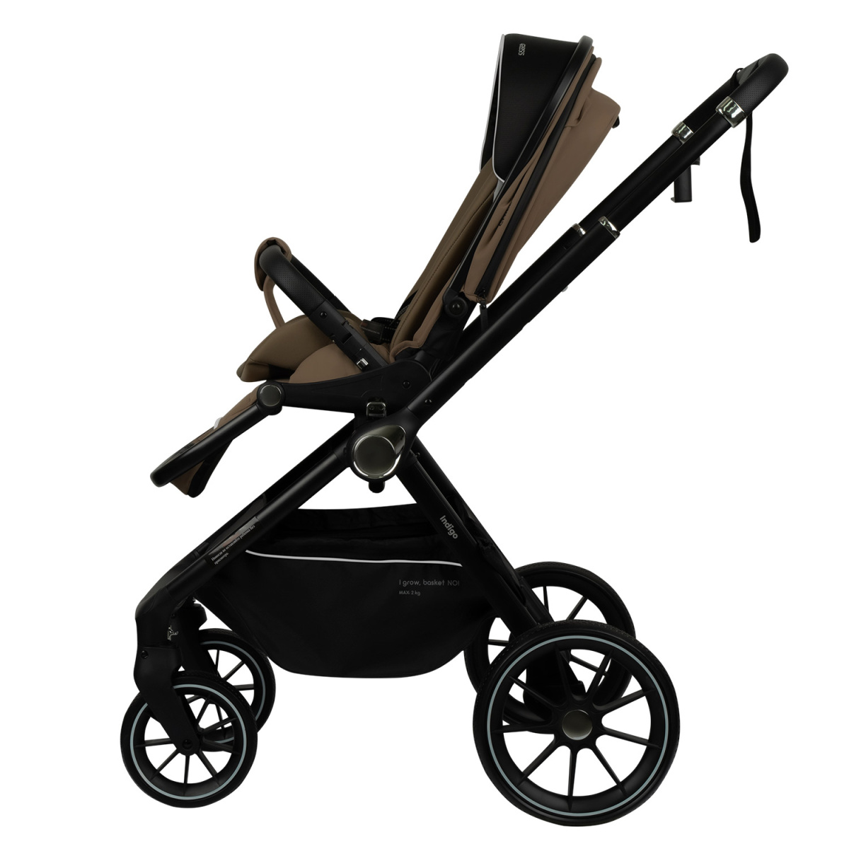 Коляска прогулочная Indigo GLOSS темно-бежевый