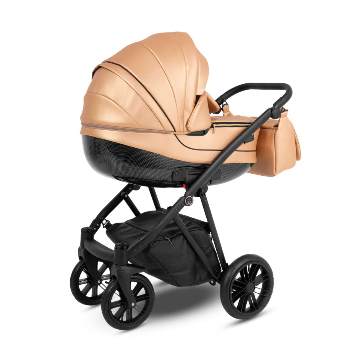 Коляска Camarelo Zeo 2 в 1 экокожа бронза