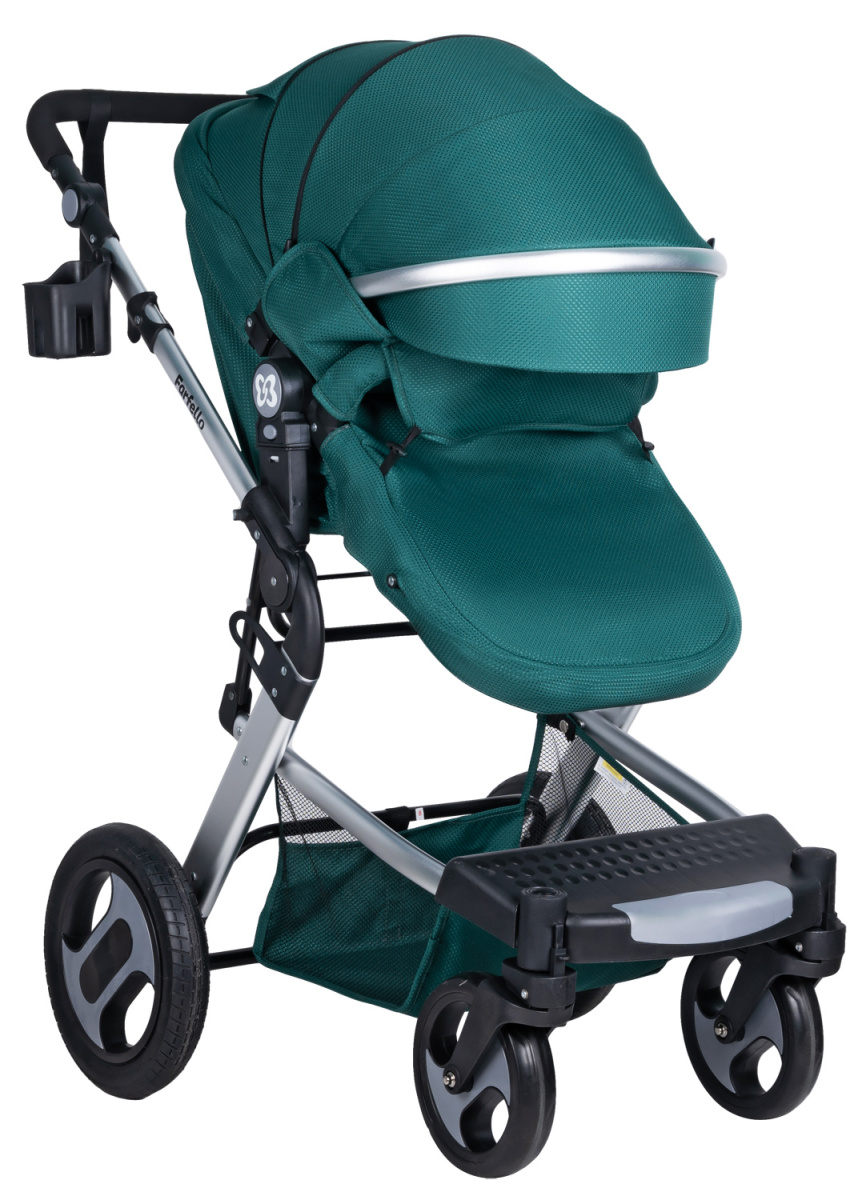 Коляска трансформер Farfello Diamond All-season (Бирюзовый)