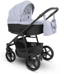 Коляска Camarelo Picco 2 в 1 голубой меланж