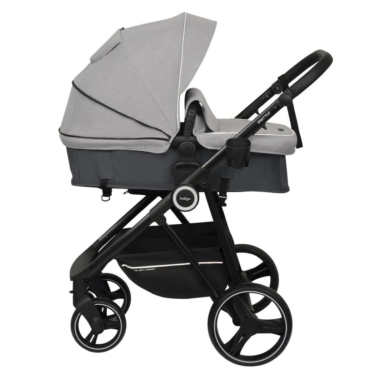 Коляска-трансформер Indigo SHUTTLE серый