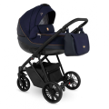 Коляска 2 в 1 Camarelo Zeo, Темно-синий / Бронзовый кант (ZEO23-20)