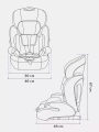 Автокресло Rant Basic Spark Next Isofix группа 1/2/3 (9-36 кг) Beige