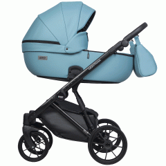 Коляска 3 в 1 Riko Basic Montana Ecco 16 BLUE