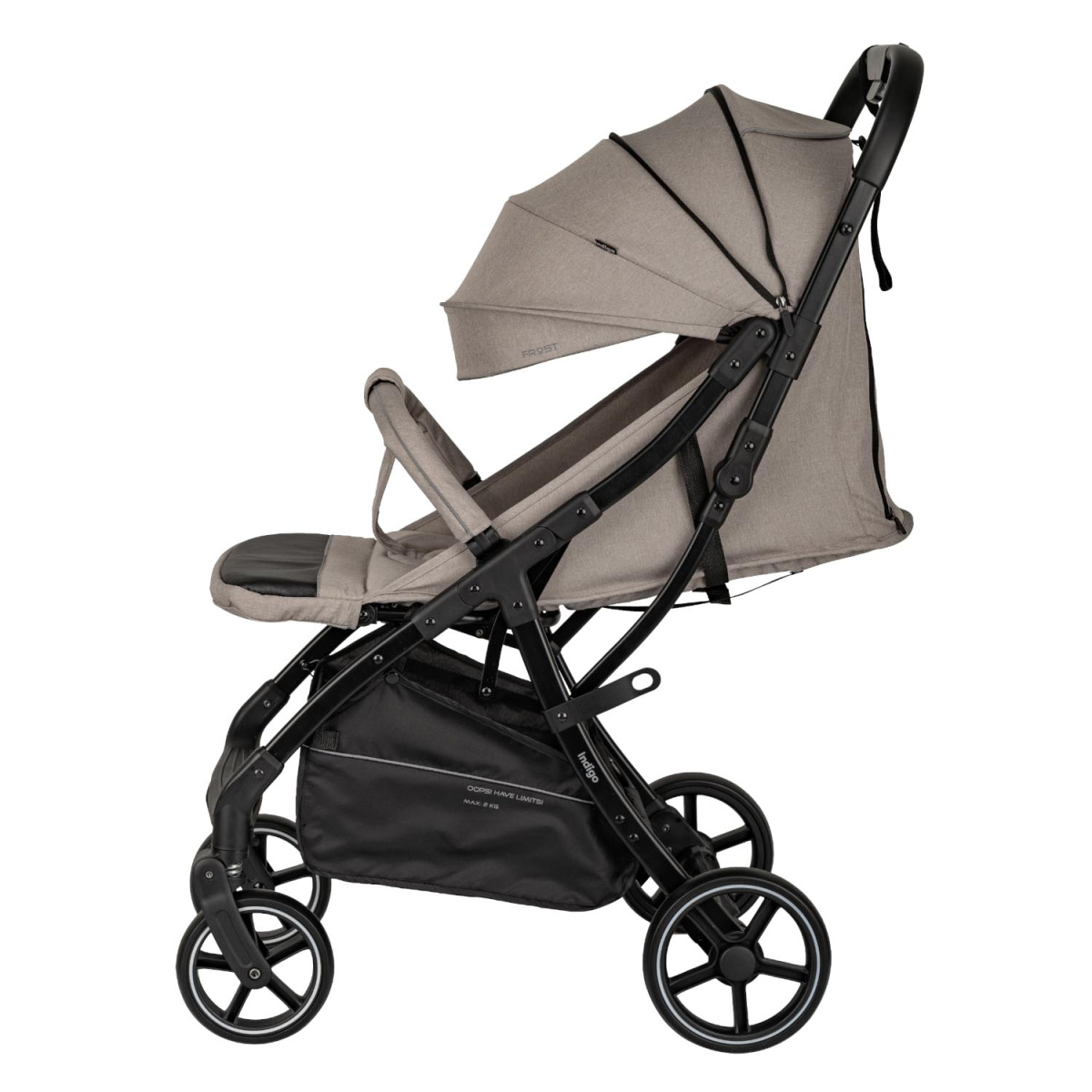 Коляска прогулочная Indigo FROST бежевый