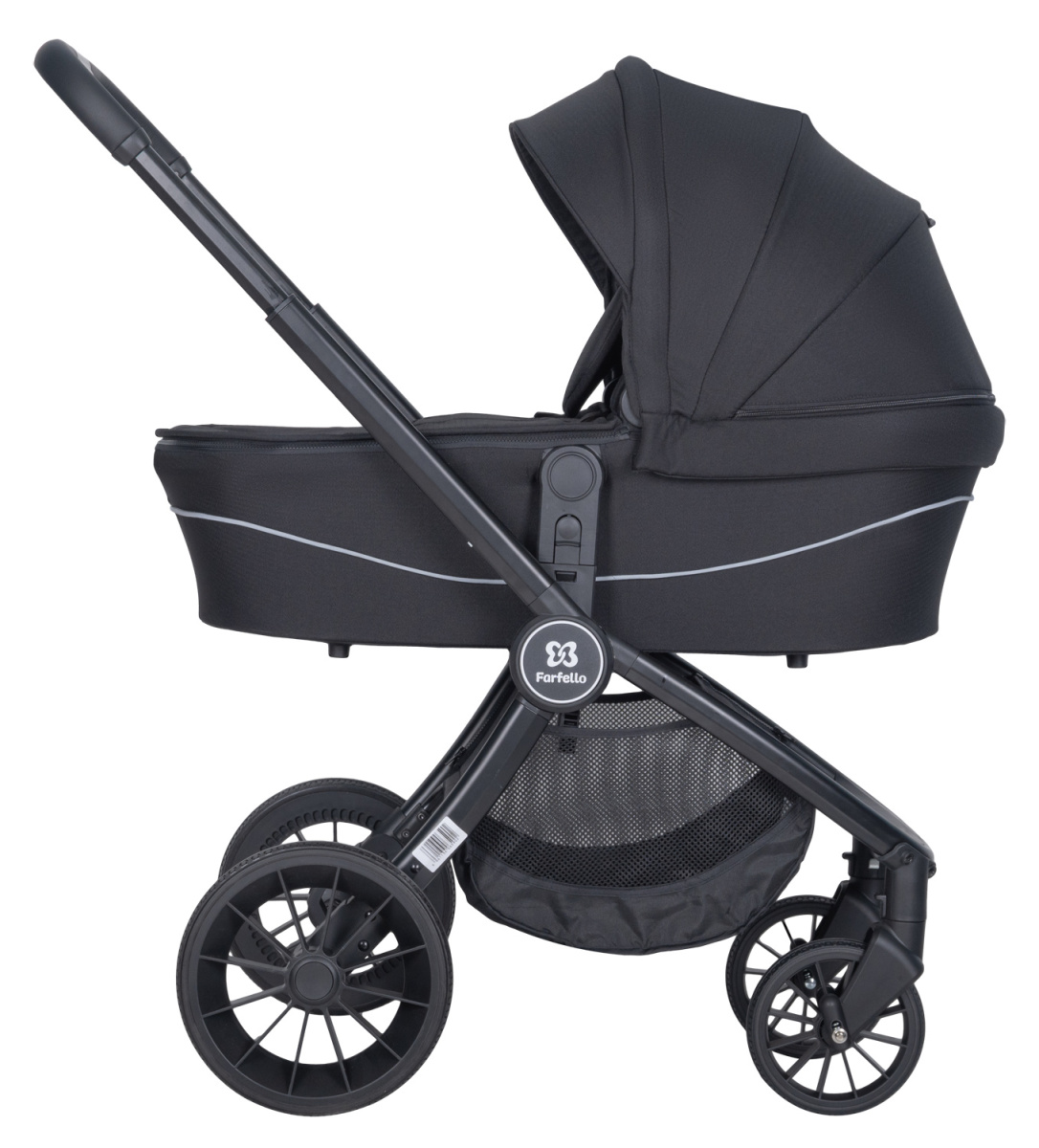 Коляска модульная 3 в 1 Farfello Baby shell BBS (BBS-17 Black/Черный)