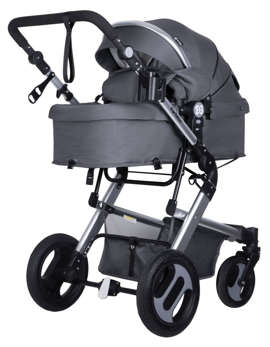 Коляска трансформер Farfello Diamond All-season (Электрический Серый)