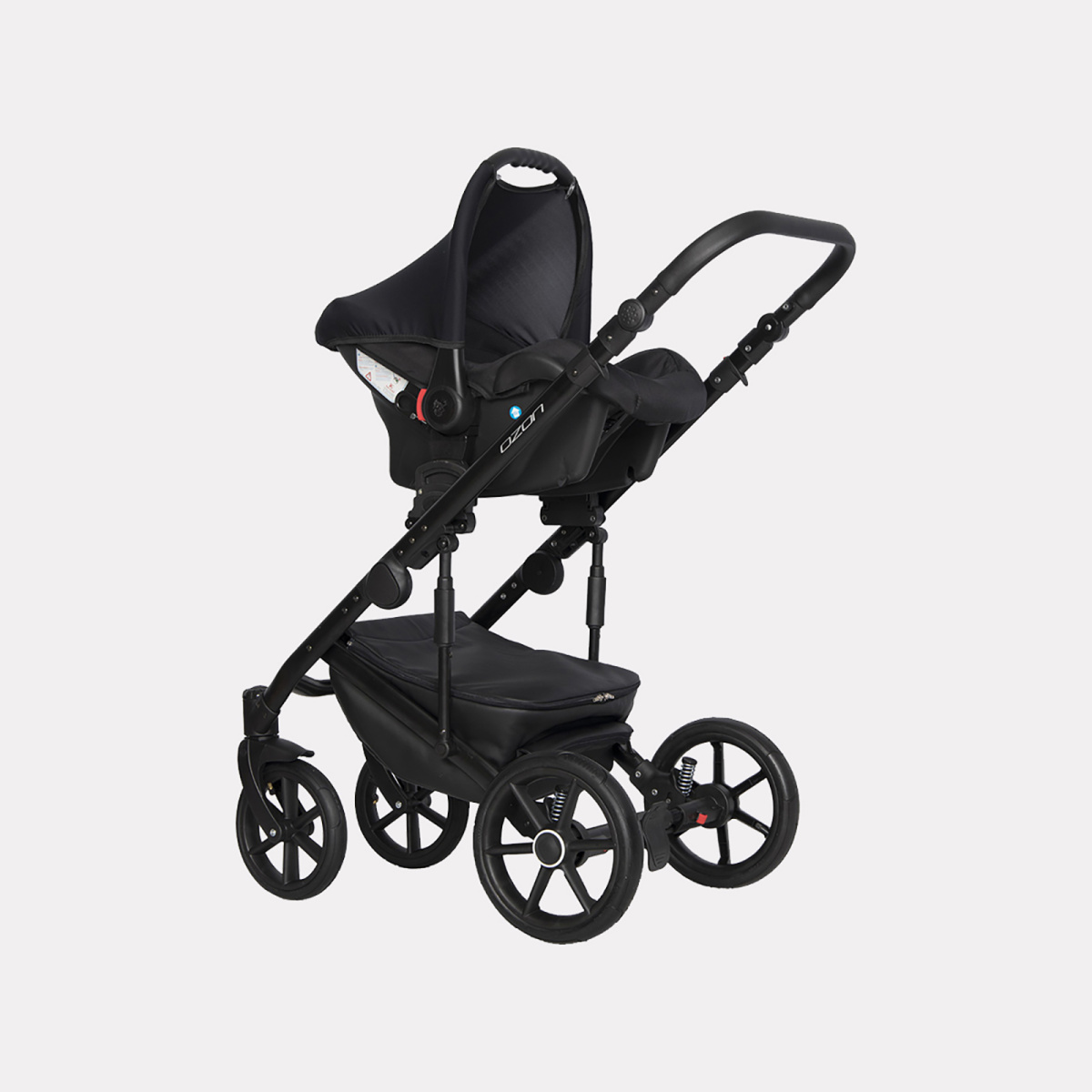 Коляска 3 в 1 Riko Basic Ozon, 07 белый