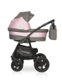 Коляска 2 в 1 Riko Basic Mario 02 серо-розовый