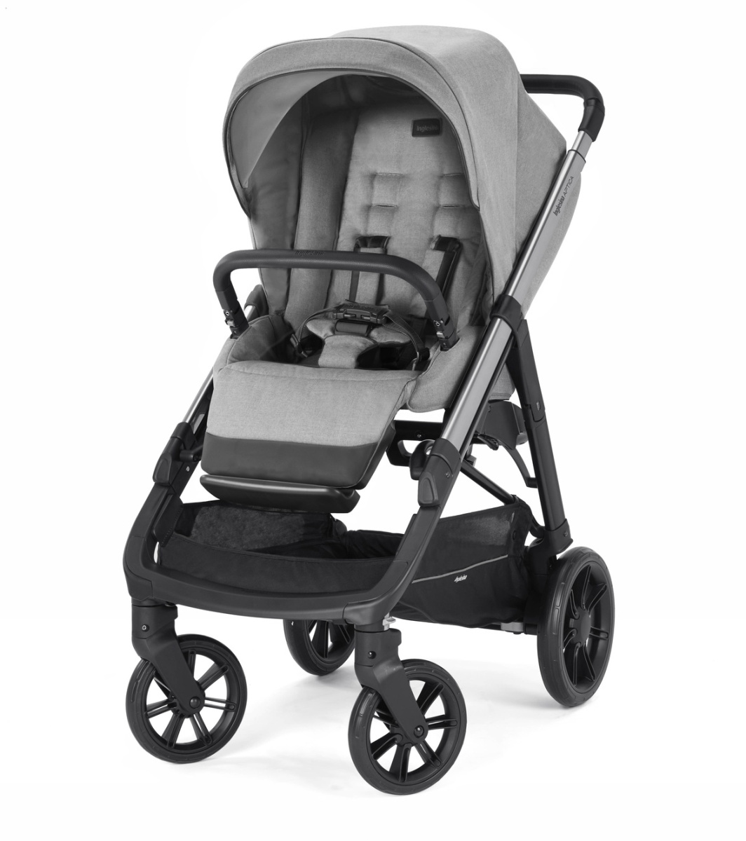 Коляска 2 в 1 Inglesina Aptica  с подставкой под люльку Stand Up, Silk Grey