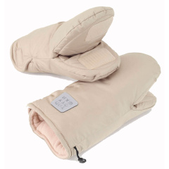 Рукавички на коляску Топотушки Нильс (с липучками) бежевый