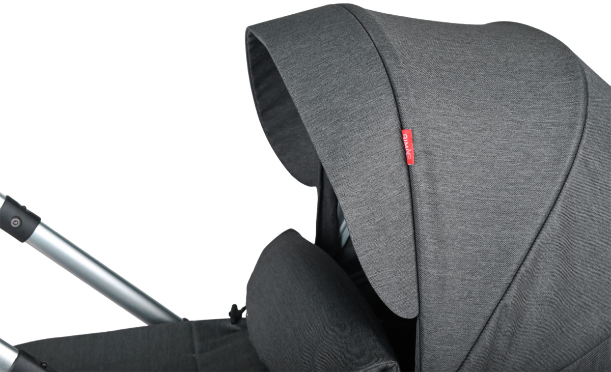 Коляска трансформер Farfello Aimile Original New Silver (Темно-серый NDS-2)