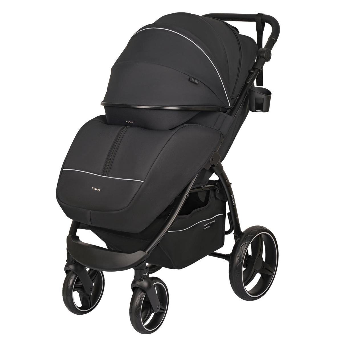 Коляска прогулочная Indigo EPICA XL черный