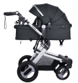 Коляска трансформер Farfello Diamond All-season (Насыщенный Черный)
