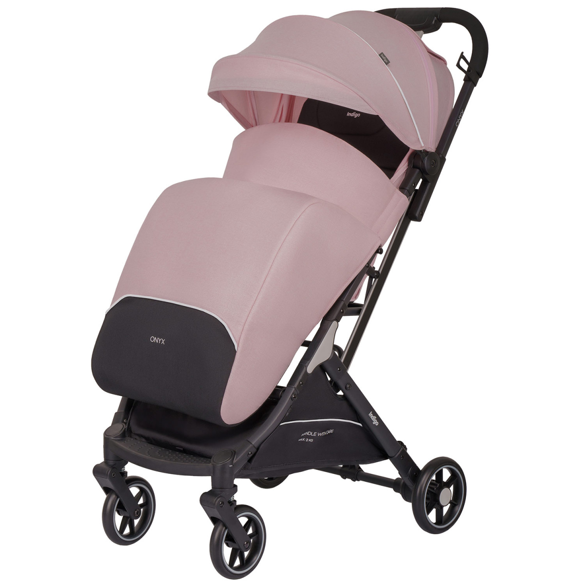 Коляска прогулочная Indigo ONYX розовый