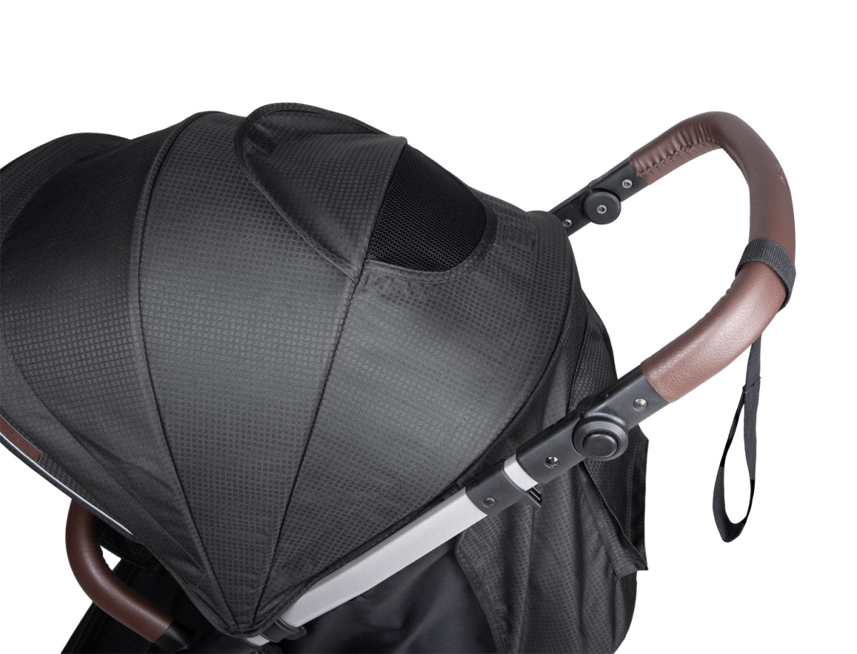 Коляска детская прогулочная Farfello Bino Angel Plus (Black Черный)